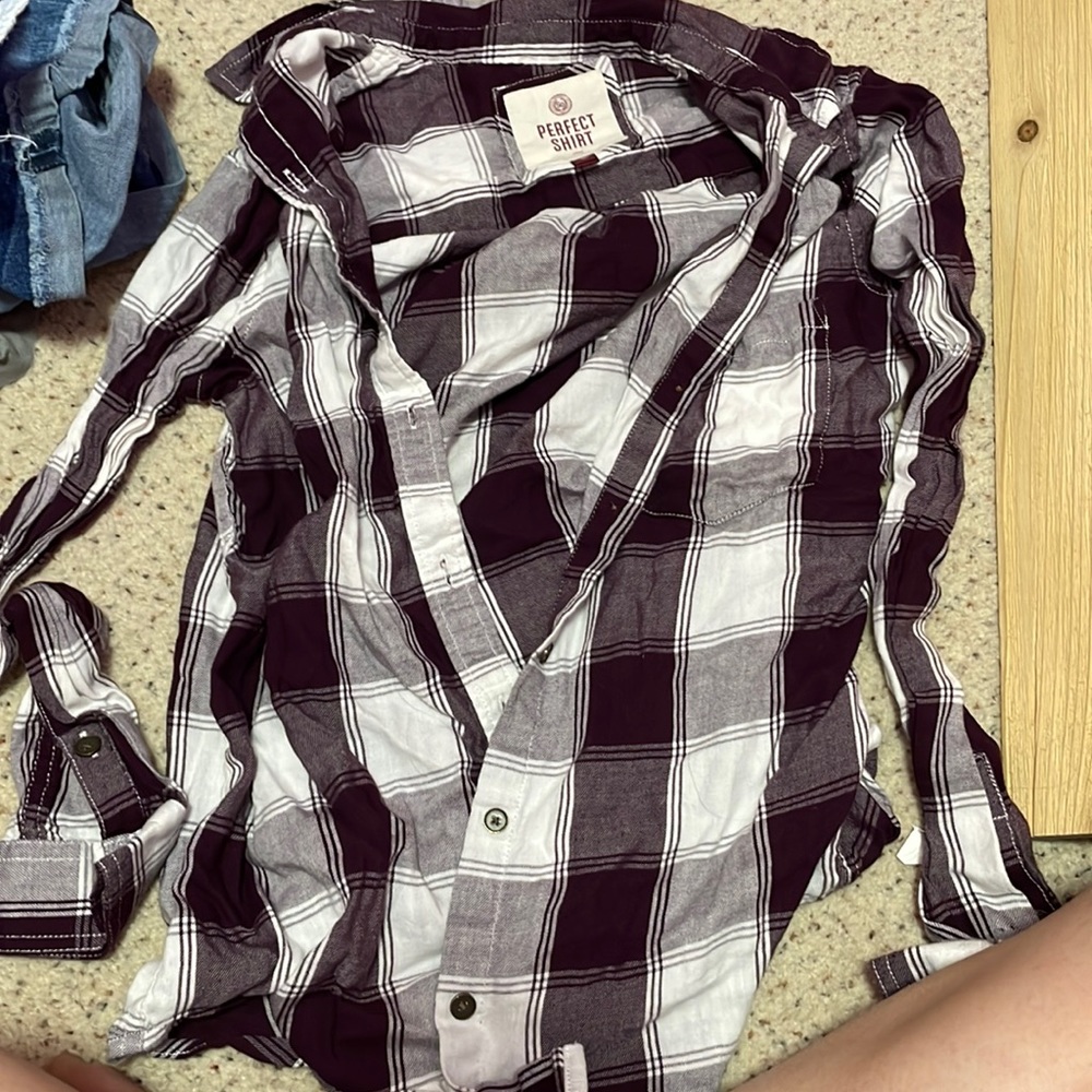 Purple flannel Perfect shirt